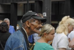in the crowd